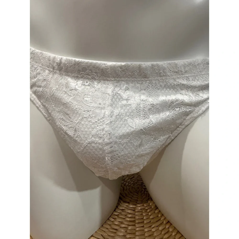 Cosabella Never Say Never White Lace G-String Luxury Italian Intimates L